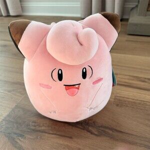 Squishmallows Pokémon Clefairy Plush Pink Ultra Soft Stuffed Animal w/ Tag